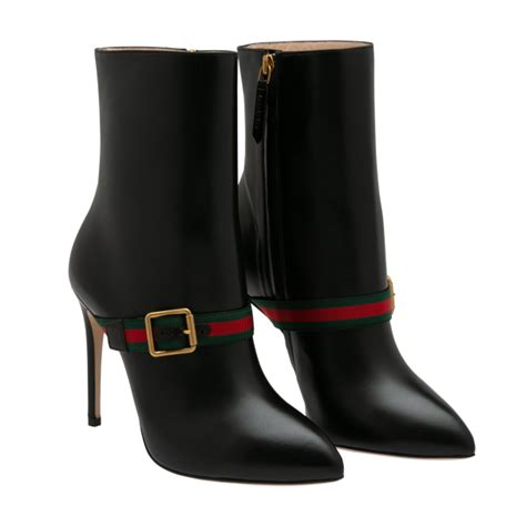 gucci belted boots|gucci sylvie boots.